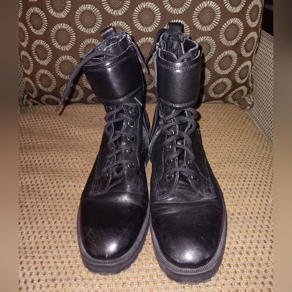 Massimo Dutti Leather Boots Size 9